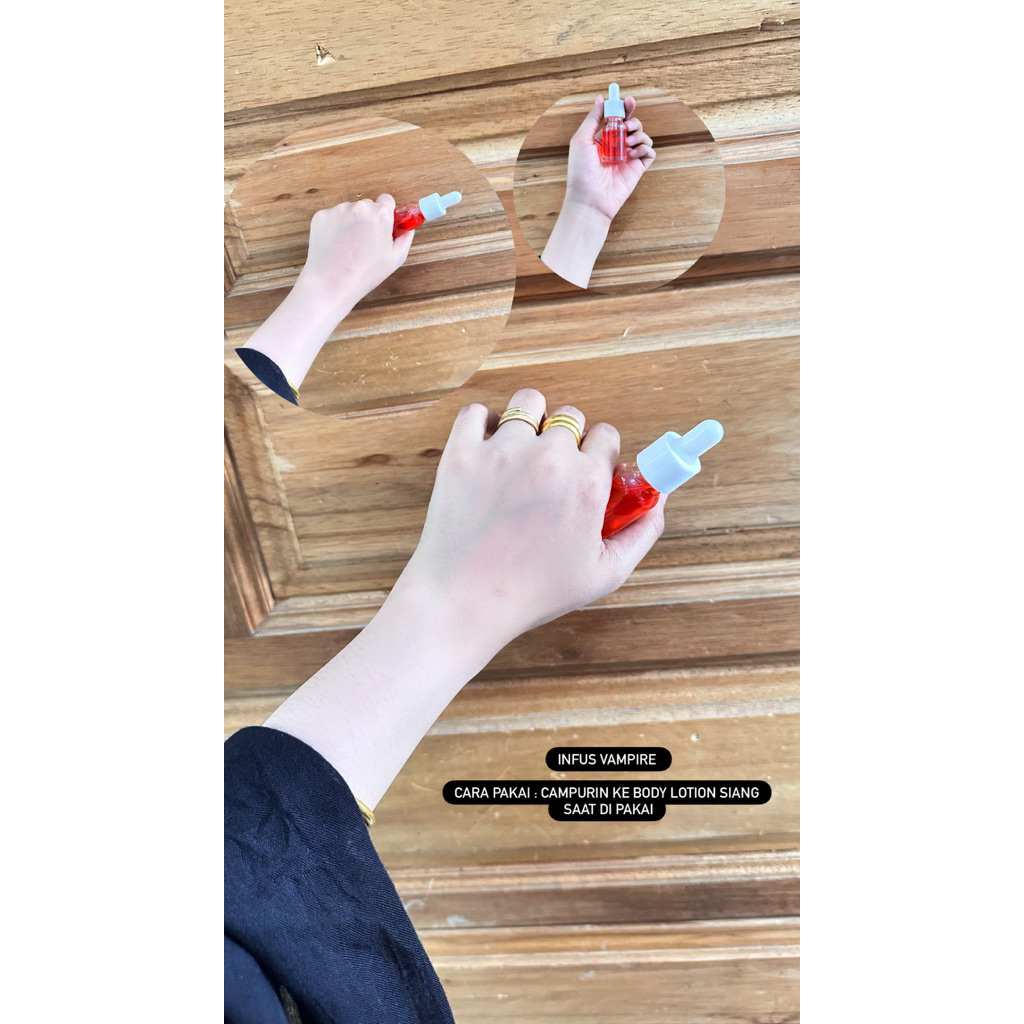 INFUS VAMPIRE PUTIH READY STOCK