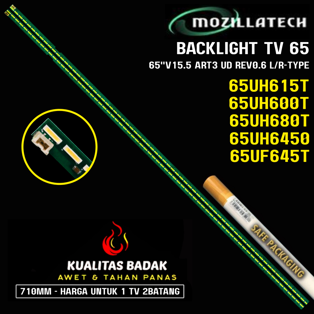 BACKLIGHT LG 65UH615T 65 65UH600T 65UH680T 65UH6450 65UF645T 65''V15.5 ART3 UD REV0.6 L/R-TYPE