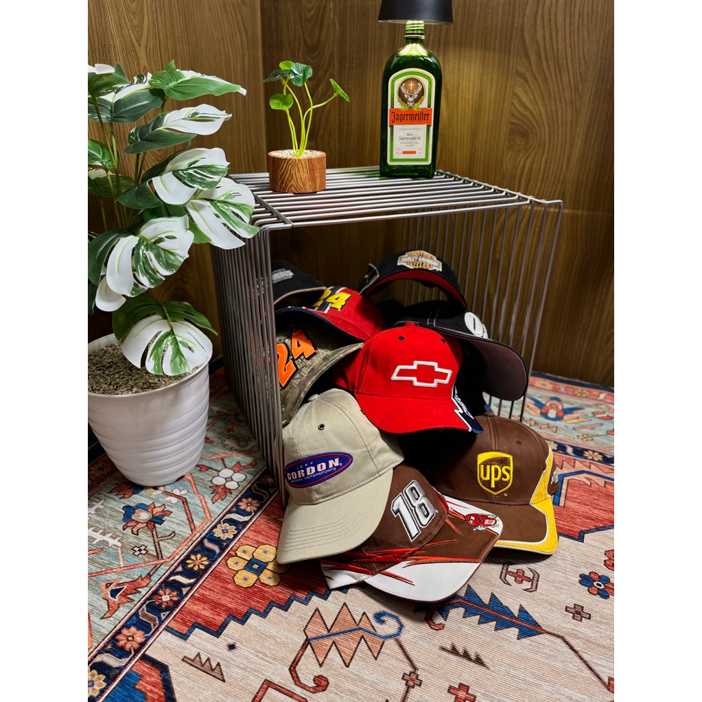 Topi Vintage Racing Nascar Flame Official Rare Original
