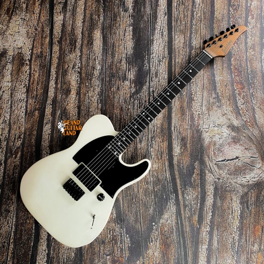 Soloking MT1 Deluxe HH 24 in Satin White Matte Nafiri Special Run Jescar Jim Root Style