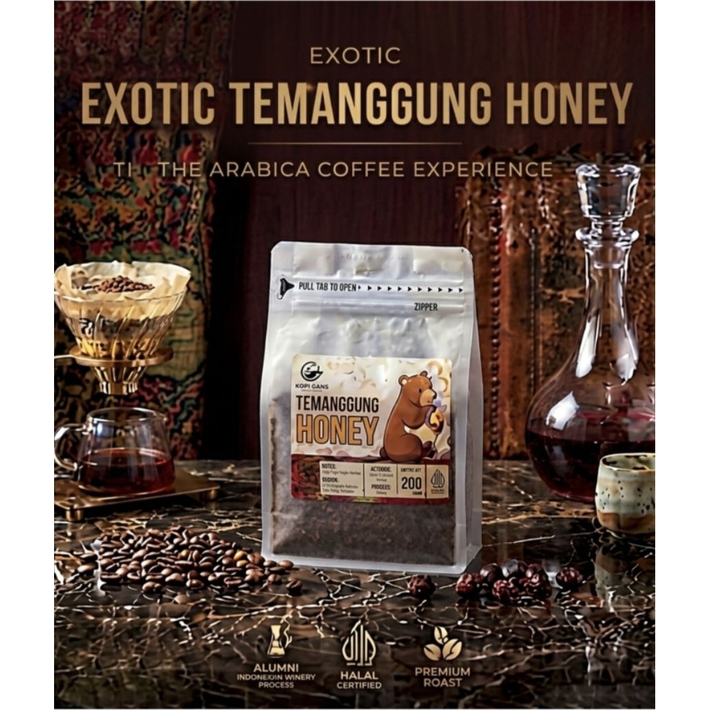 Biji Kopi Arabika Temanggung Honey