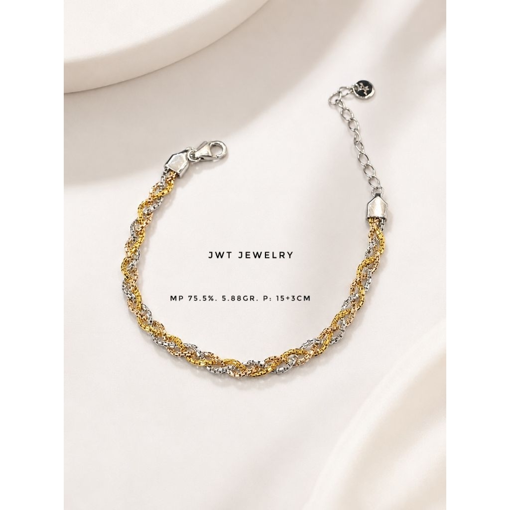 GELANG TANGAN EMAS LUMI KEPANG 3 WARNA