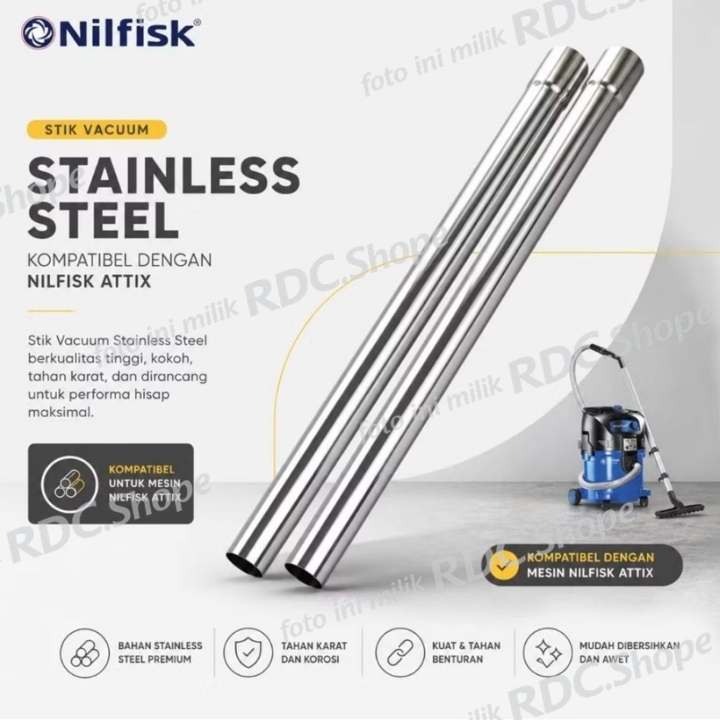 STIK VACUUM CLEANER UNTUK NILFISK ATTIX 30 & 50 / STIK VACUUM CLEANER / STIK VACUUM KRISBOW KOMPATIB