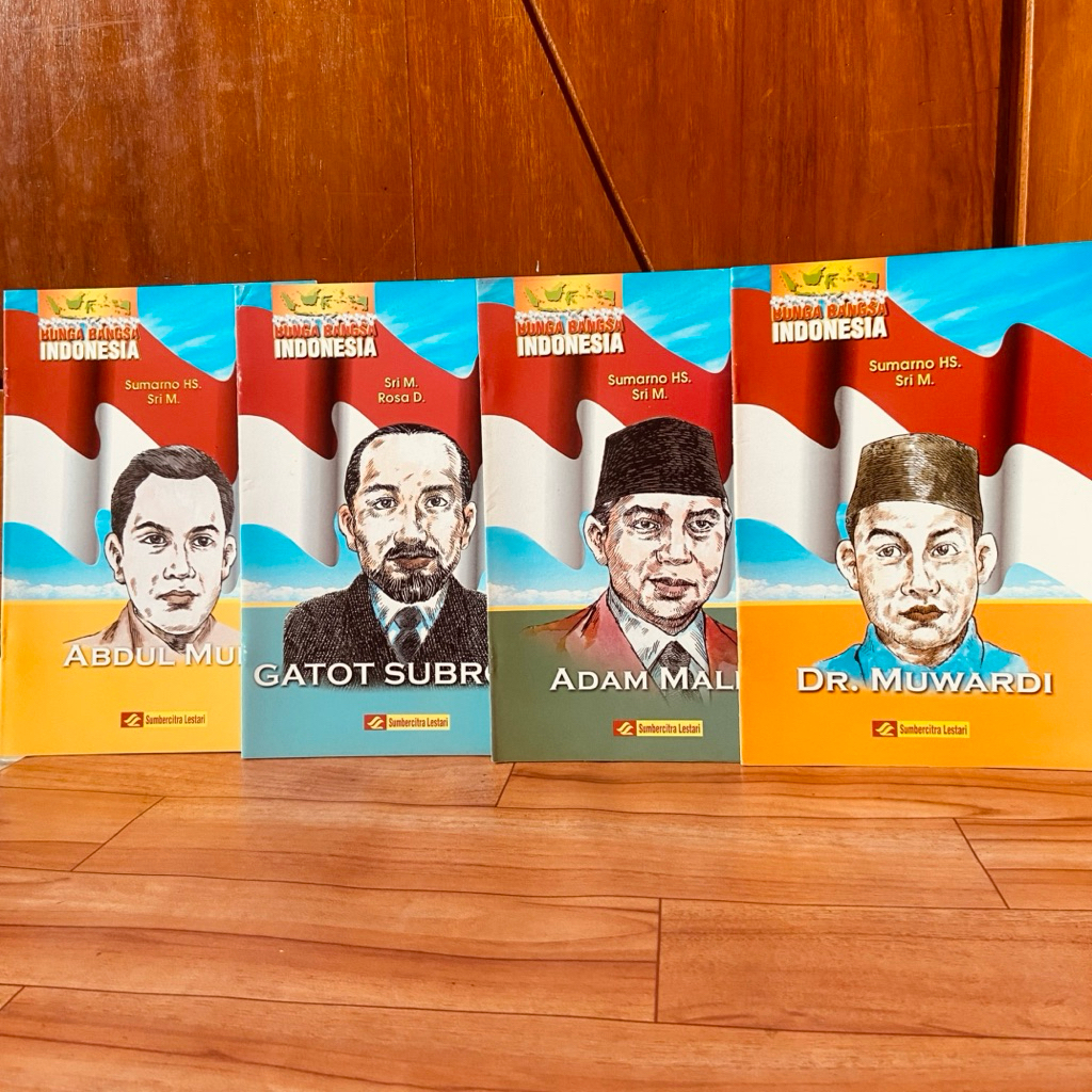 BUKU PAHLAWAN INDONESIA - BEBAS PILIH - BUNGA BANGSA INDONESIA
