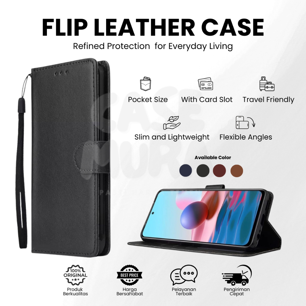 Case Dompet SAMSUNG A12 A22 A32 A52 A52S A51 A71 A72 A11 A21 A21S A31 A80 M22 M32 A8 A8+ 4G 5G 2018 