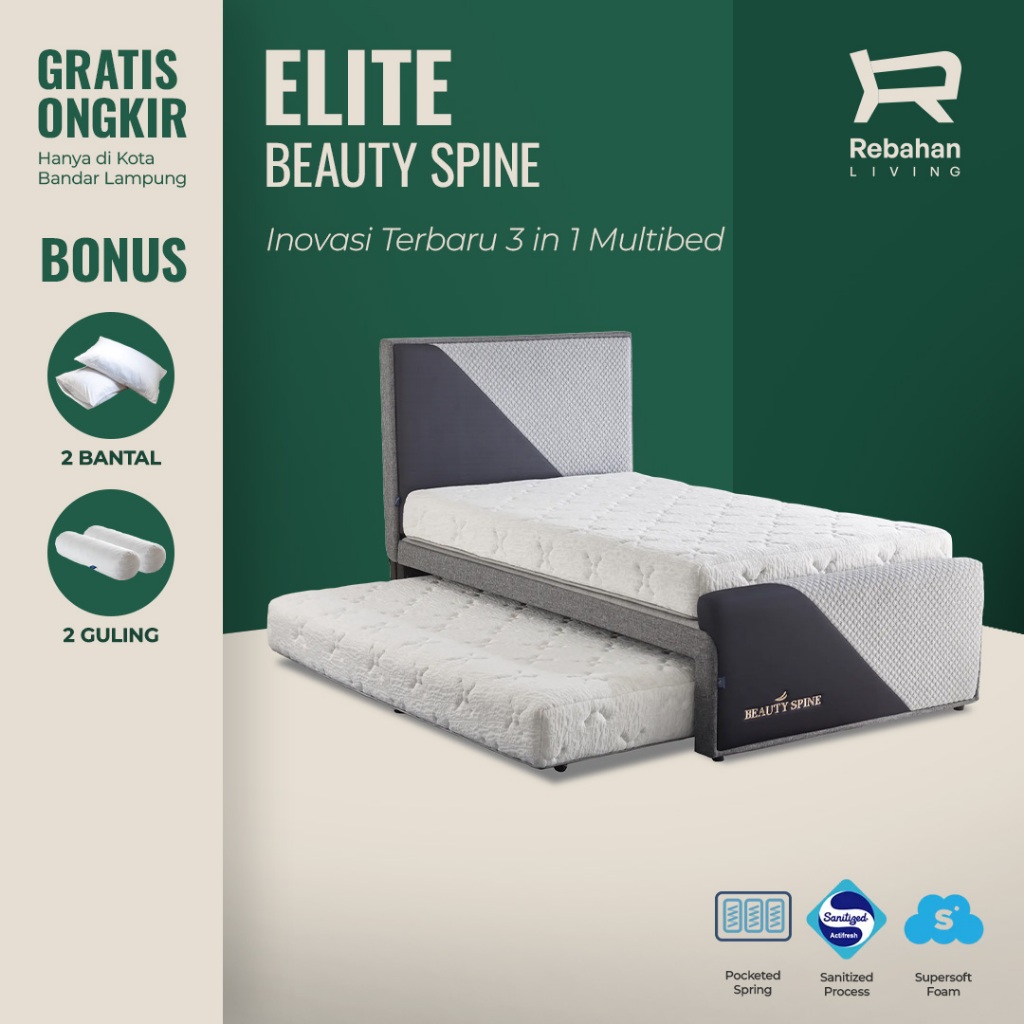 Elite Springbed / Kasur Sorong Beauty Spine 3 in 1