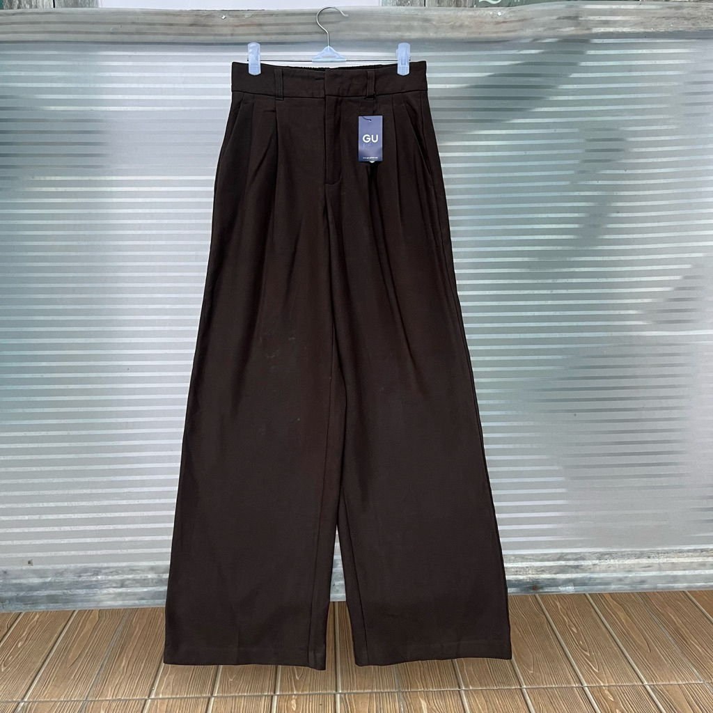 GU Kulot Pleated Mahogany S