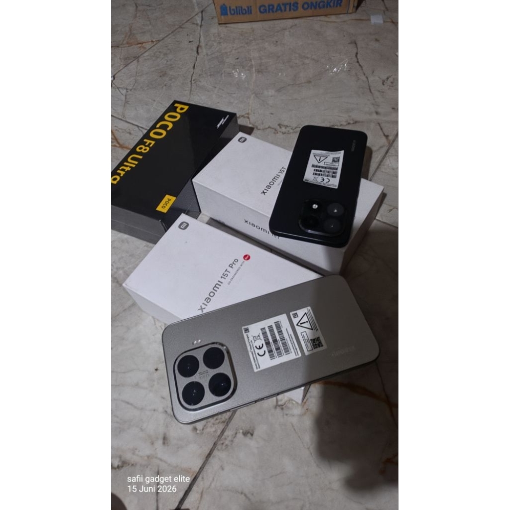 xiaomi 15t pro 12/512gb gray fulset ori resmi indo
