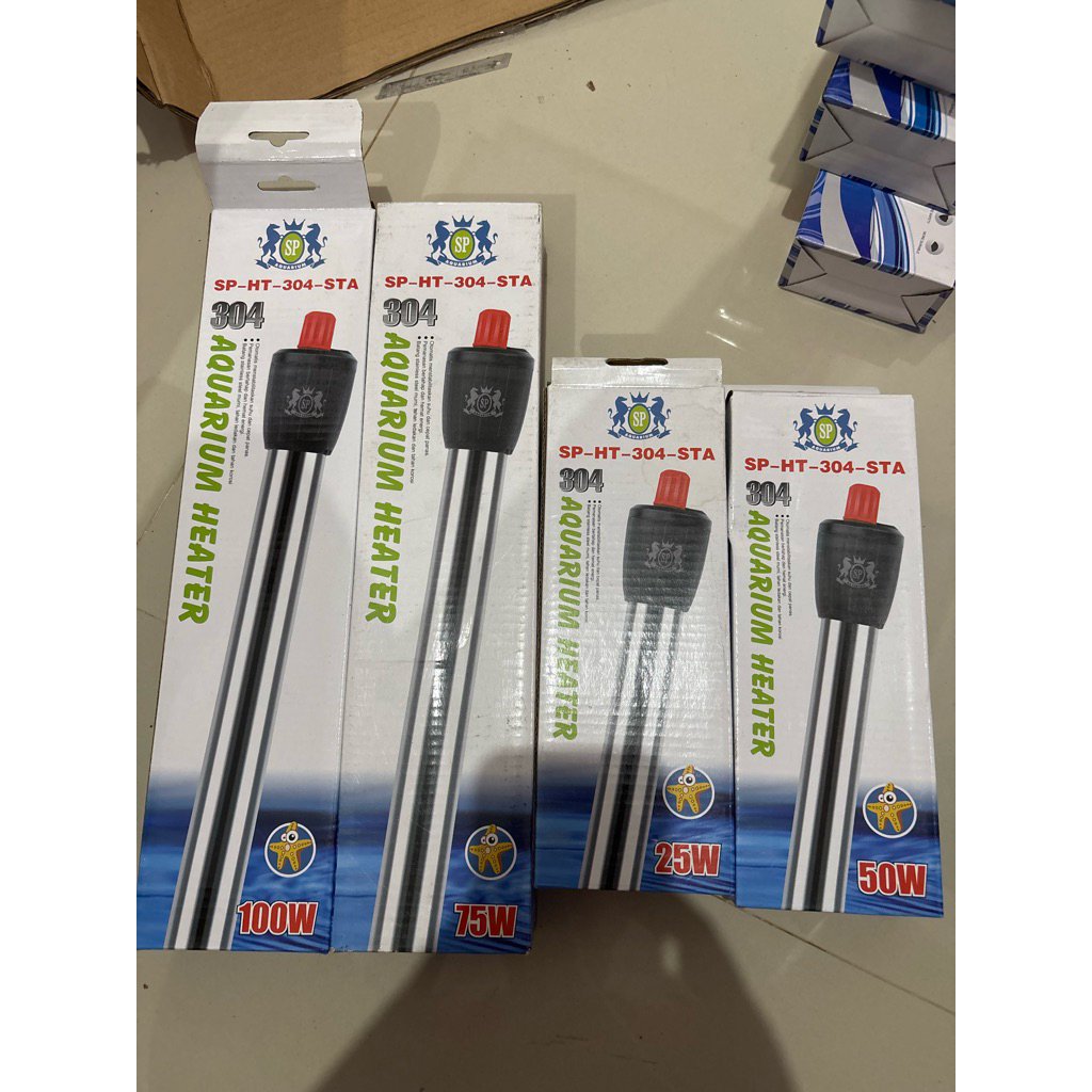 heater stenlis aquarium 25 50 75 100 Watt sp ht 304 sta heater steanlis aquarium penhangat air aquar