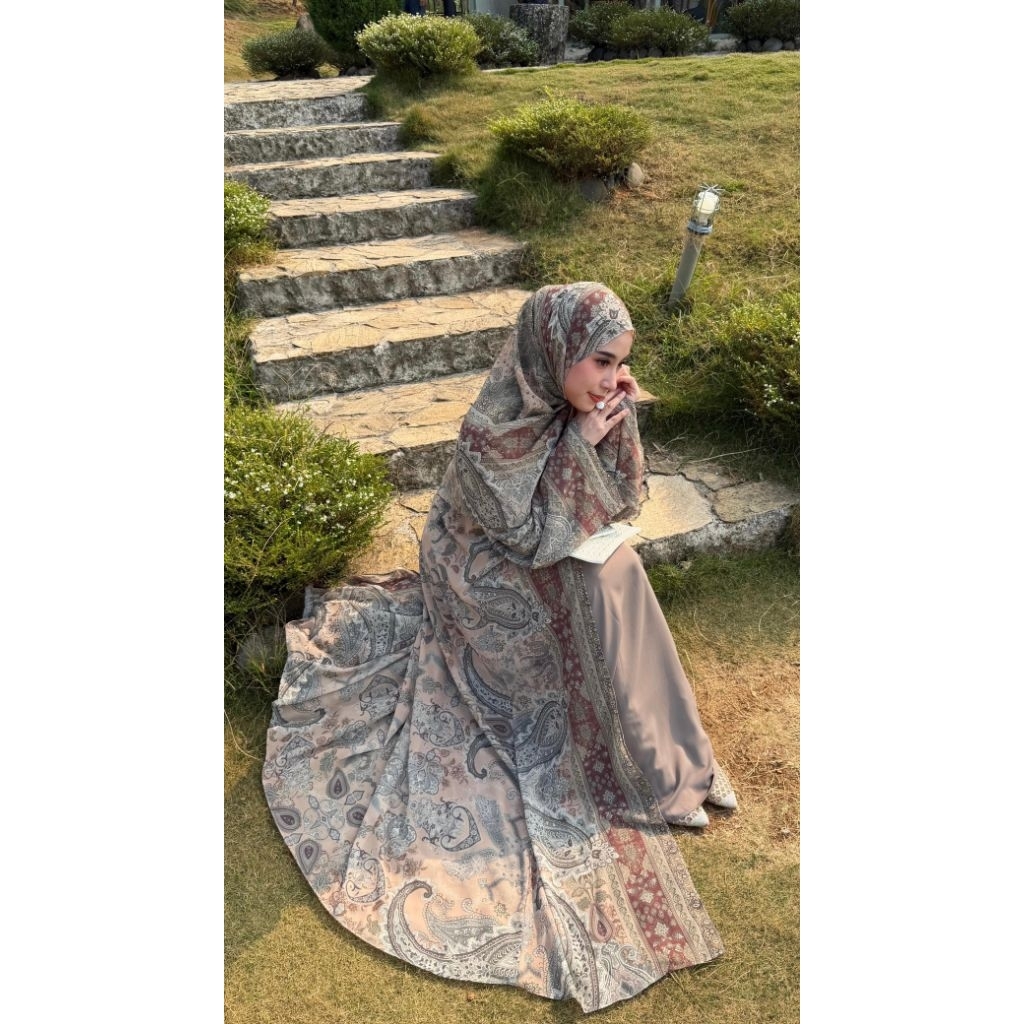 ASSOLABIYAH ABAYA CHASMER GAMIS ABAYA KHASMER SET INNER OUTER PASMINA GAMIS ABAYA 3 IN 1