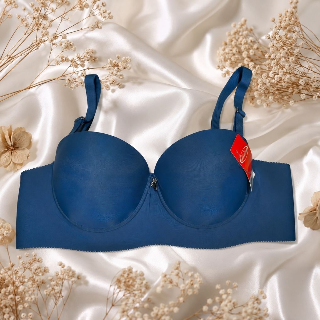 Bra Bh Kawat Kait 4 Busa Sedang Bh Fashion Big Size Cup Setengah Cup C Bra Push Up Bra Polos Wanita 