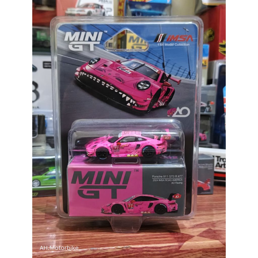 Mini GT Porsche GT3 #77 roxy IMSA blister mulus
