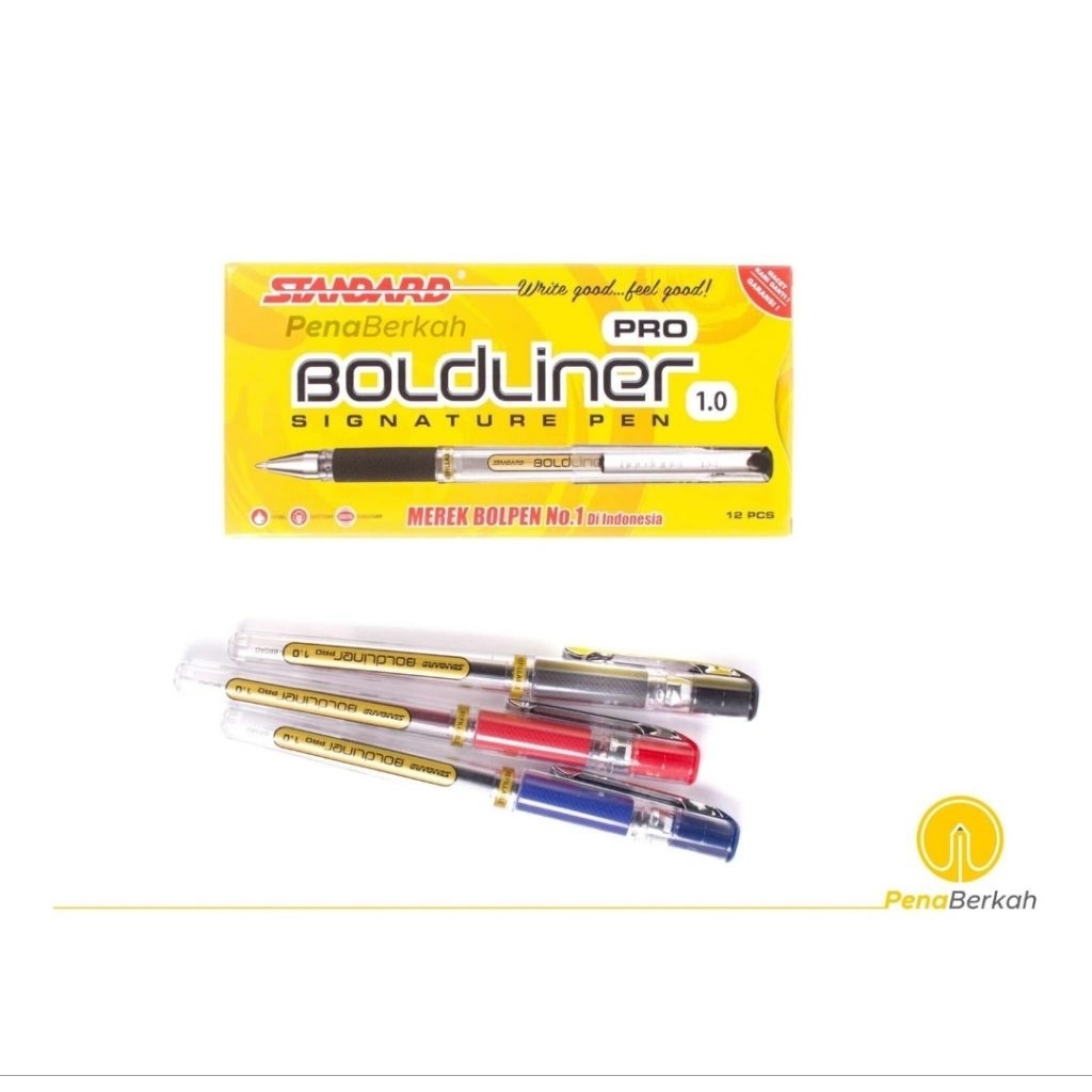 pulpen boldliner signature pen 1.0 standard