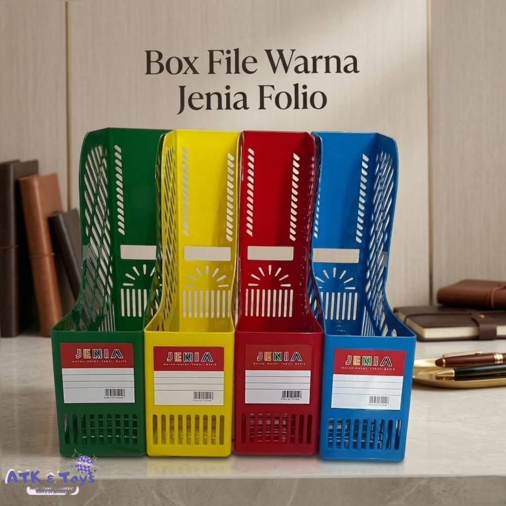 Box File Keranjang Plastik Jenia / Box File Jenia / Tempat Dokumen Jenia / File Magazine Holder
