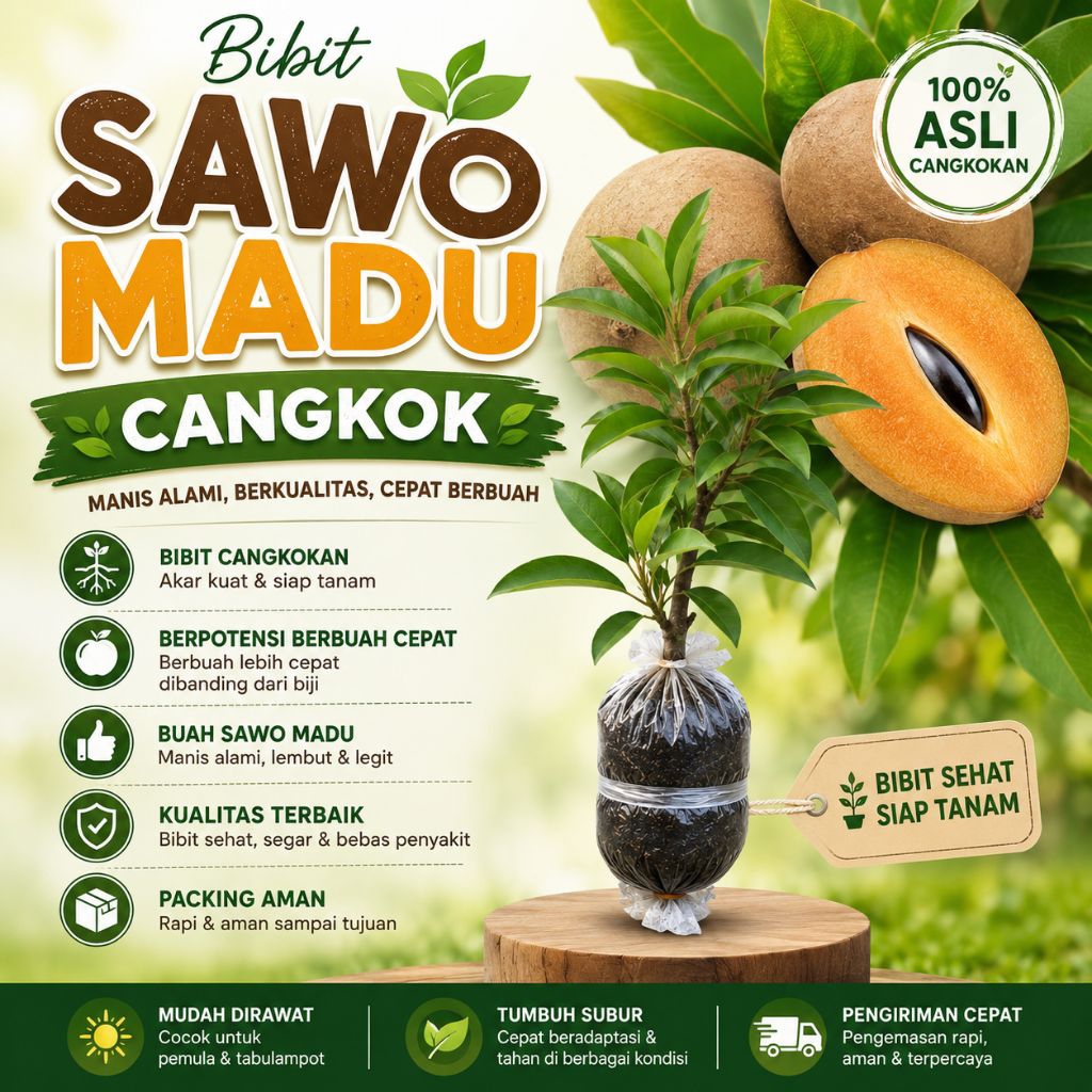 Bibit Sawo madu cangkok/ bibit sawo madu siap tanam/ bibit sawo cangkok berkualitas