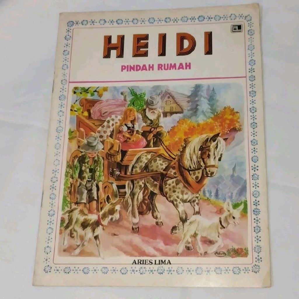 Buku Heidi Pindah Rumah - Aries Lima, cergam cerita anak langka