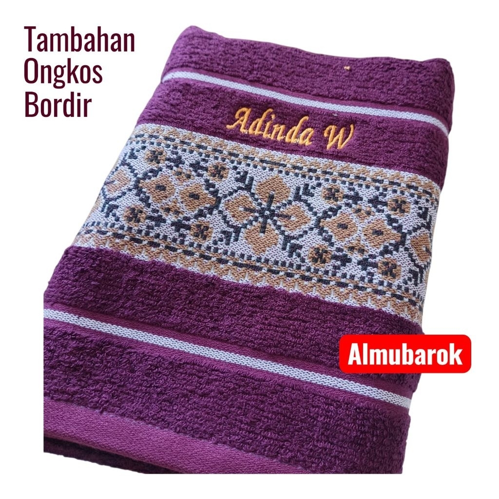 Bordir Tambahan / Tambahan Ongkos Bordir Handuk