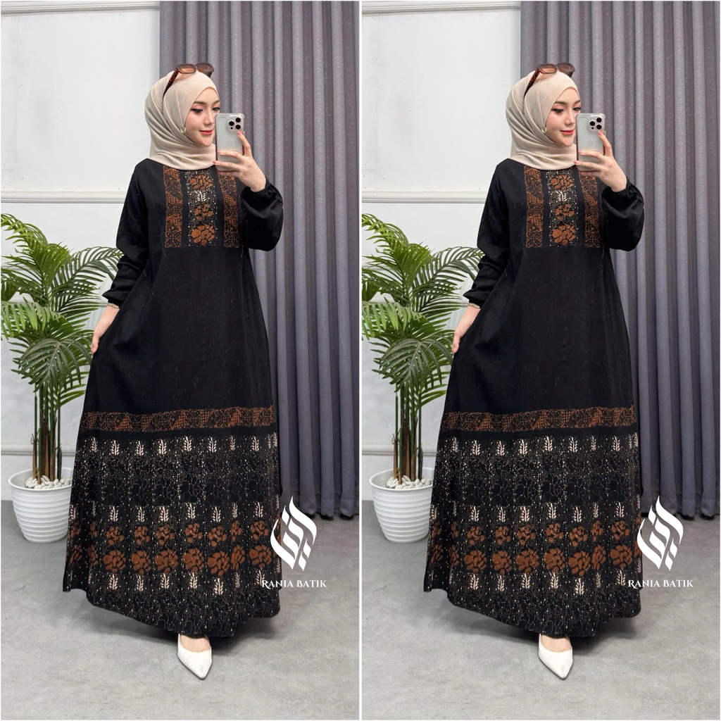 GAMIS RAYON TWILL MODEL KANCING REMPEL BAWAH MUTIARA PREMIUM