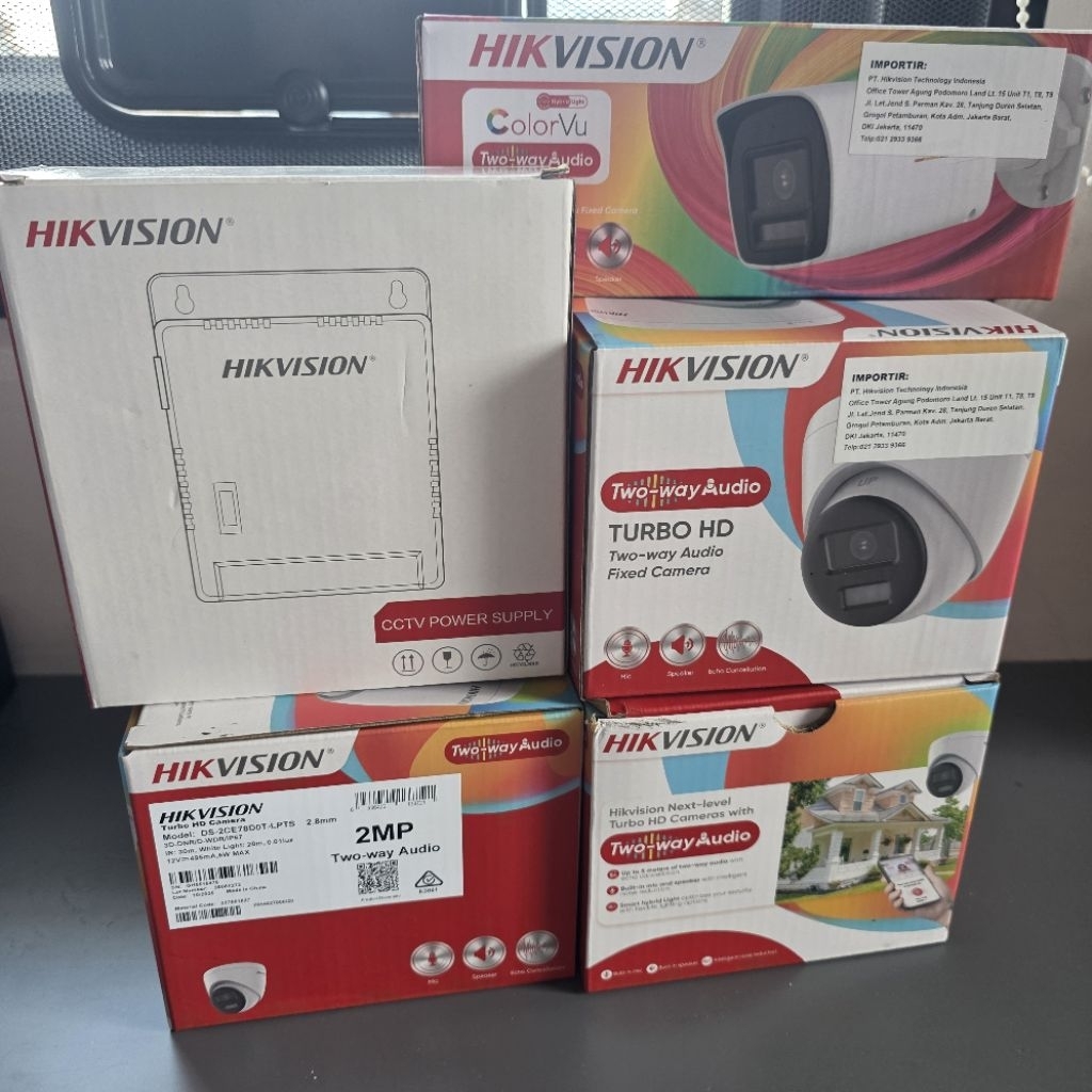 Hikvision Kamera Analog CCTV 2MP 2 Two way audio garansi resmi SECOND