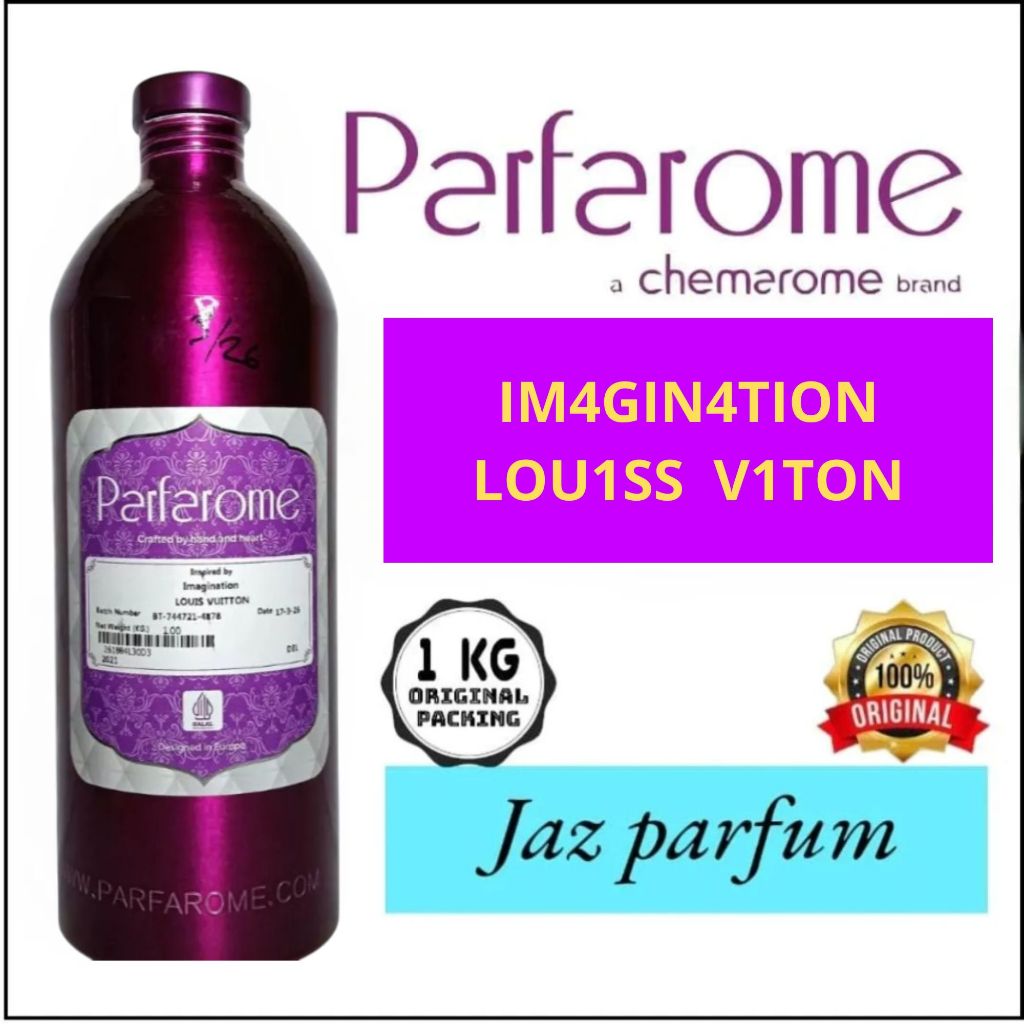( 1 KG ) IMAGINATION By Parfarome Delux searah Aroma LV 1MAGINATI0N Kemasan Segel 1KG bibit parfum m