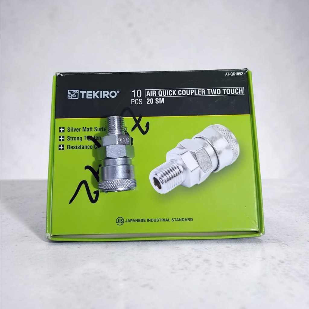 Tekiro Quick Coupler Angin 20SM / Nepel Selang Kompresor