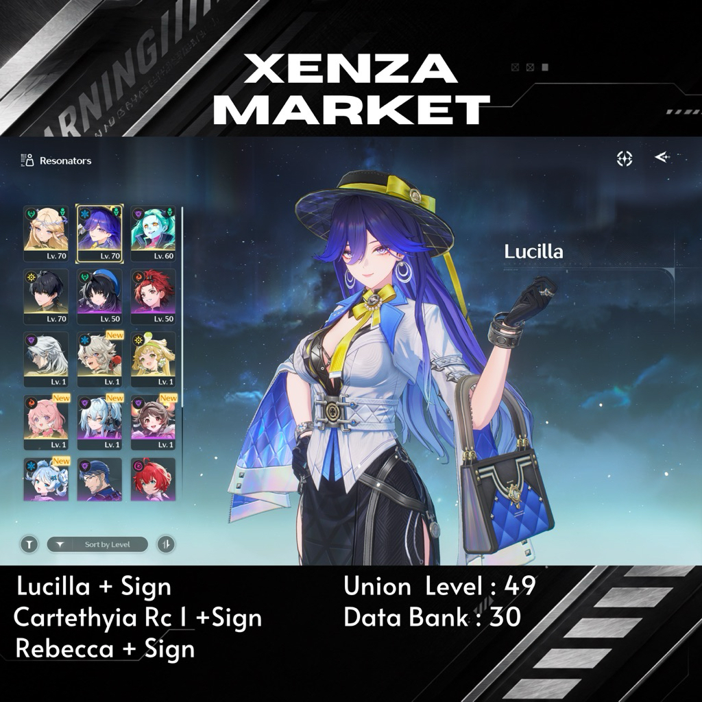 [SEA][UI LVL 49] Lucilla + Signature | Cartethyia Rc1 + Signature | Rebecca + Signature [AKUN WUTHER