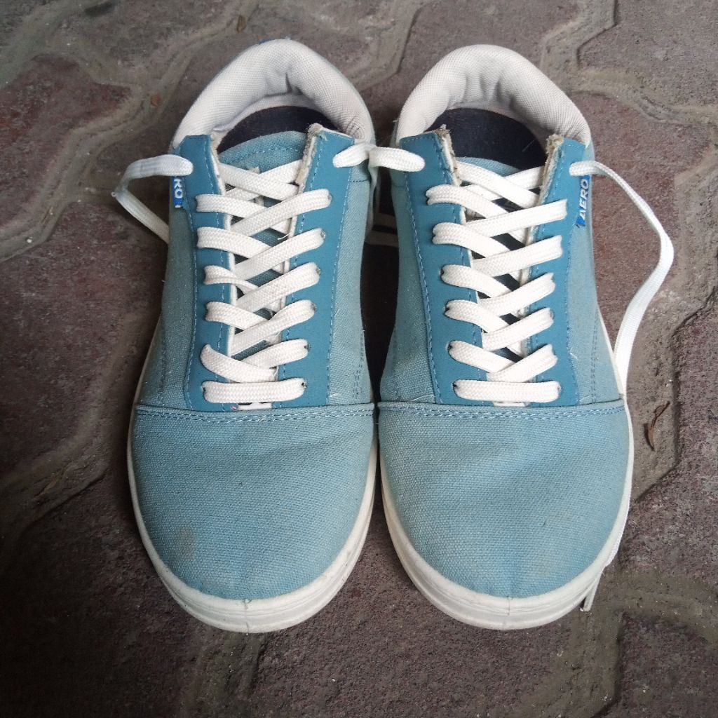 Sepatu Aerostreet Massive Basic 2.0 Biru Tua Pastel Second