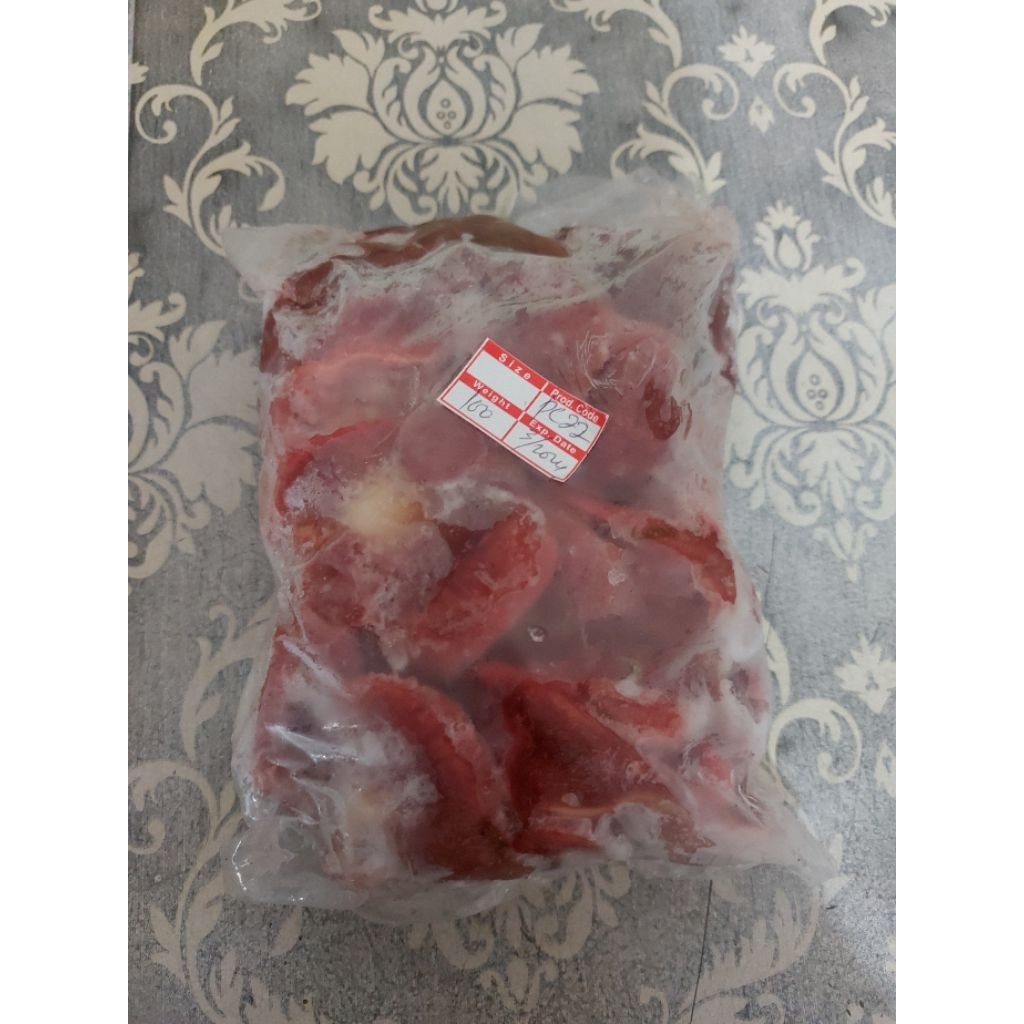hati dan  ampela bebek frozen berat 1 kg ( campur ati dan ampela)