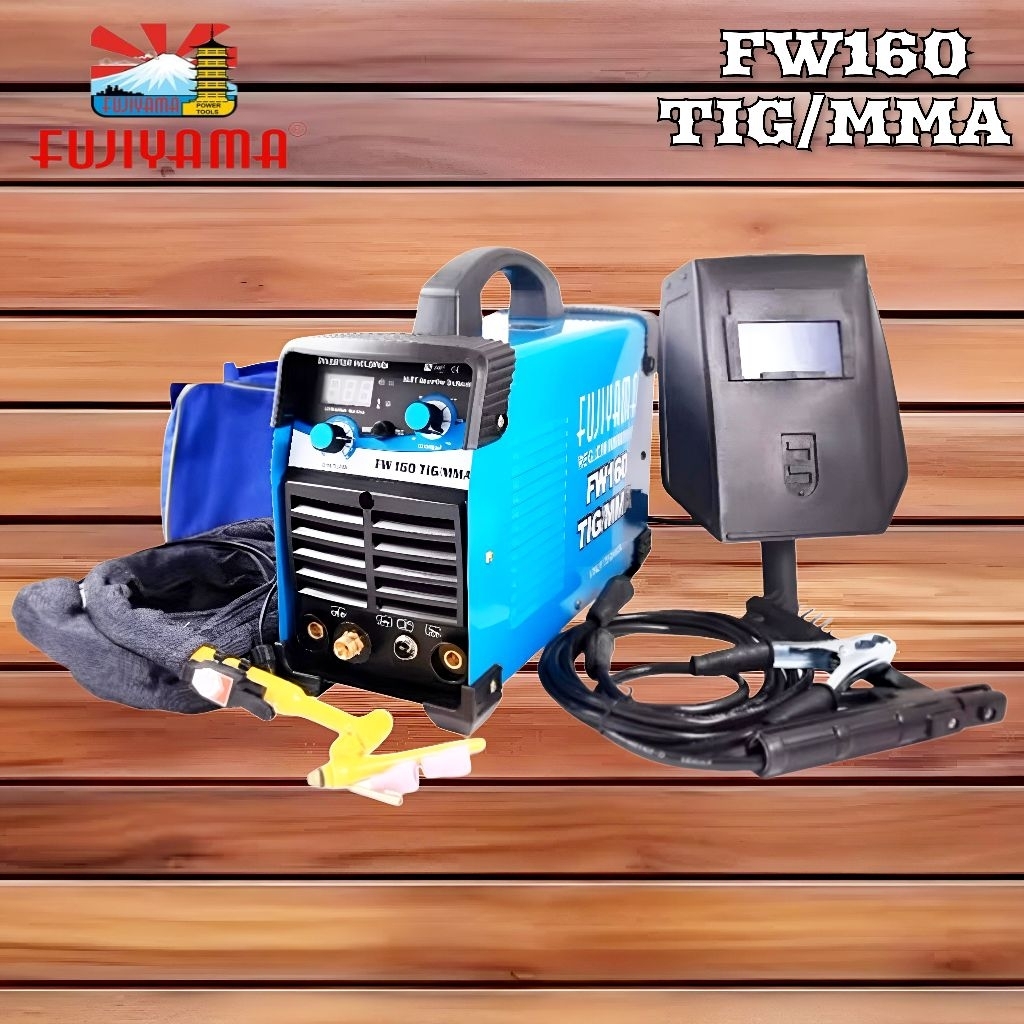 Fujiyama mesin las Argon TIG MMA 160 A mesin las TIG Argon MMA FUJIYAMA
