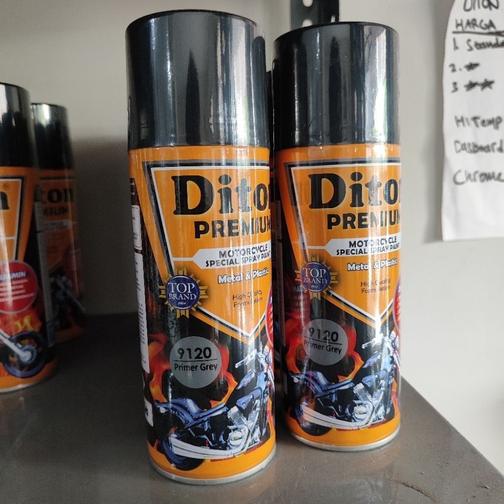 Cat Semprot Premium Anti Karat Awet Praktis DITON PREMIUM - Primer Coat (EPOXY) - 400cc #cat #diton 
