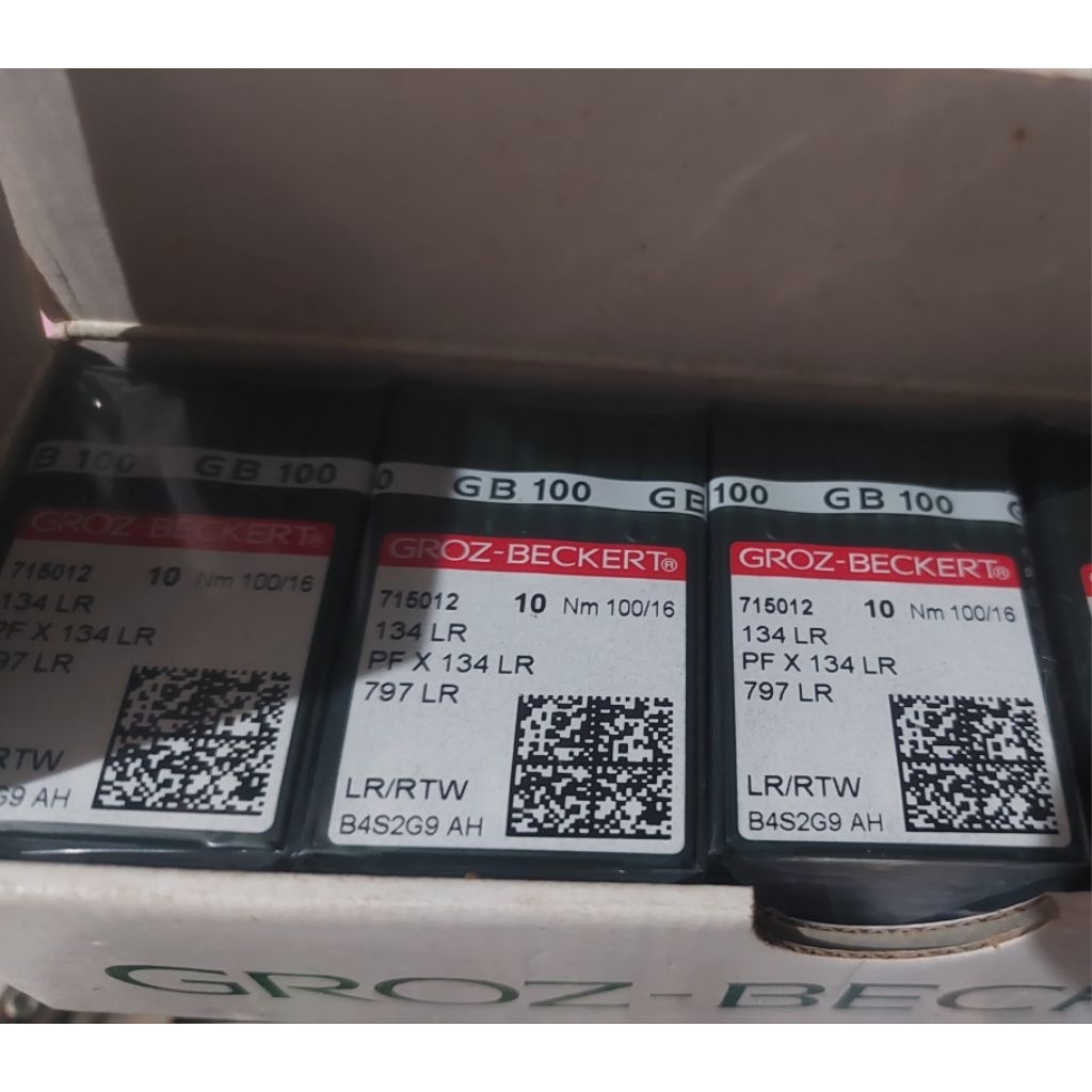 Jarum PF X 134 LR untuk bahan kulit Groz-Beckert