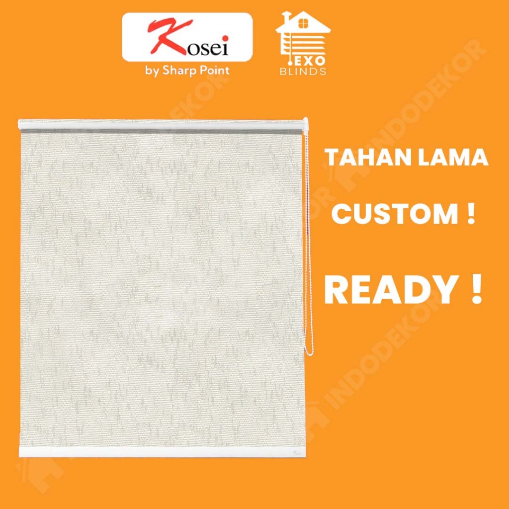 Roller Blind Exo - Kosei Dimout / Tirai Jendela Gulung