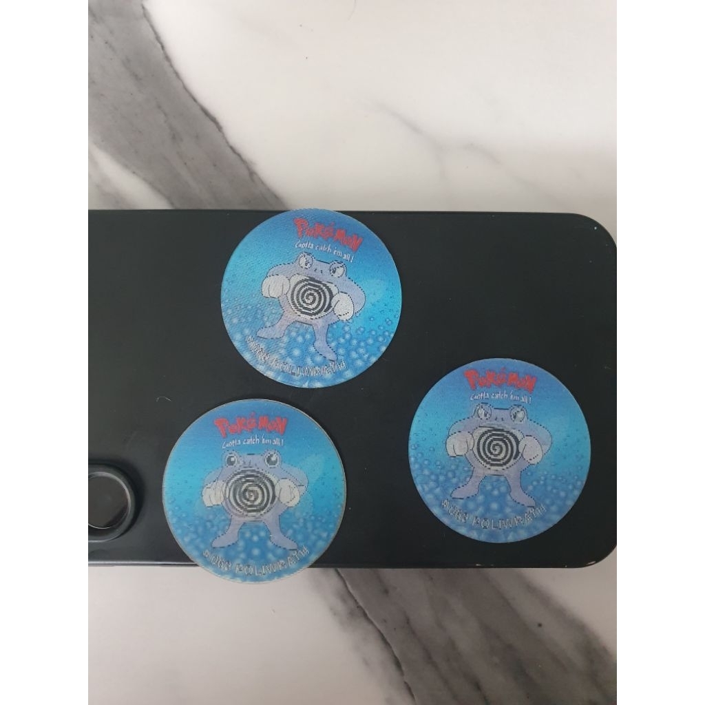 Tazos 3D Pokemon Poliwag Poliwrath