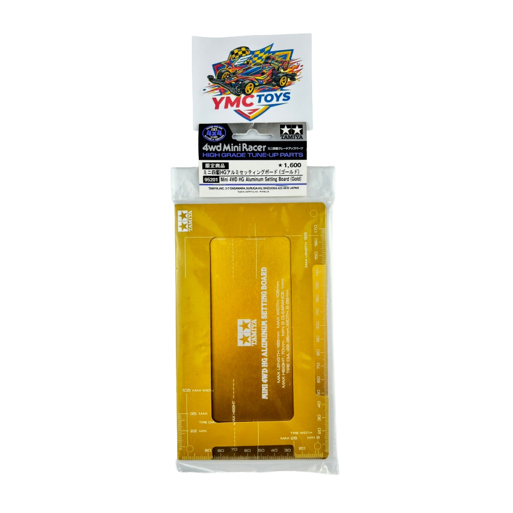 TAMIYA 95201 MINI 4WD HG ALUMINUM SETTING BOARD GOLD