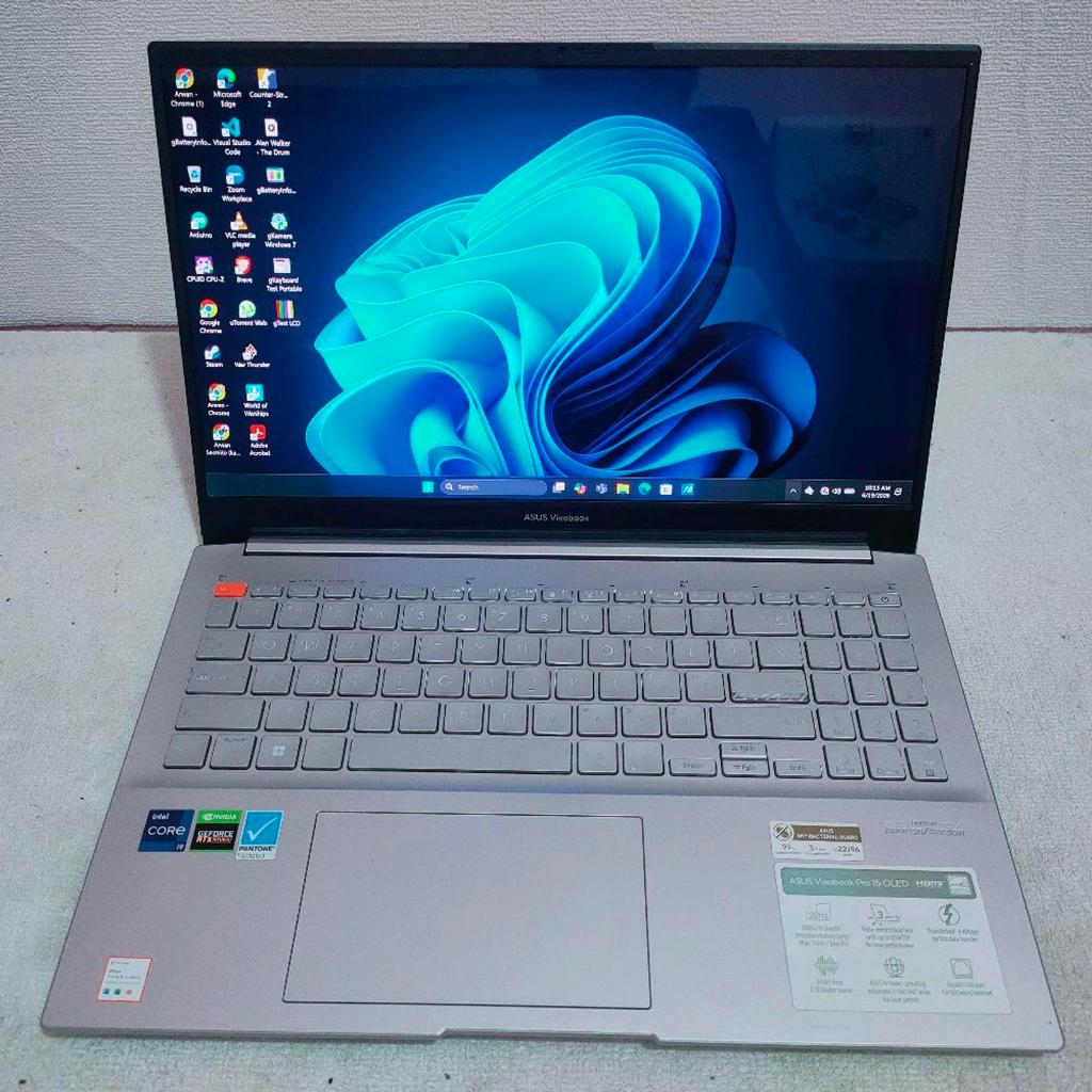 Asus Vivobook Pro 15 oled K6502H Intel Core i9 11900H Ram 16 Ssd 512 VGA RTX 3050Ti