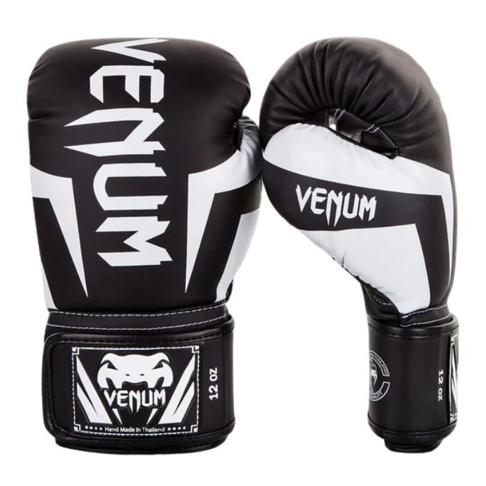 Sarung tinju Venum boxing glove Elite Black White Original