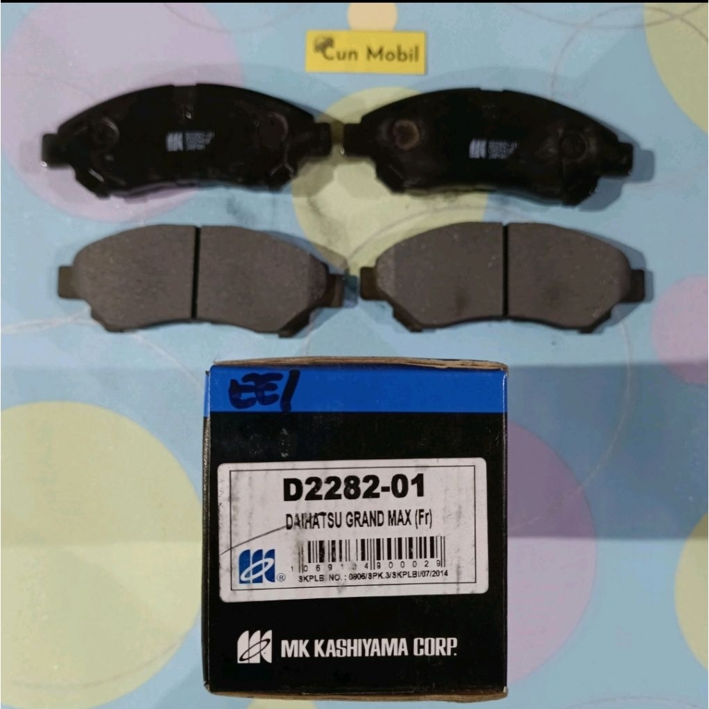 Brake Pad DAIHATSU MK D2282-01 GRAND MAX DEPAN