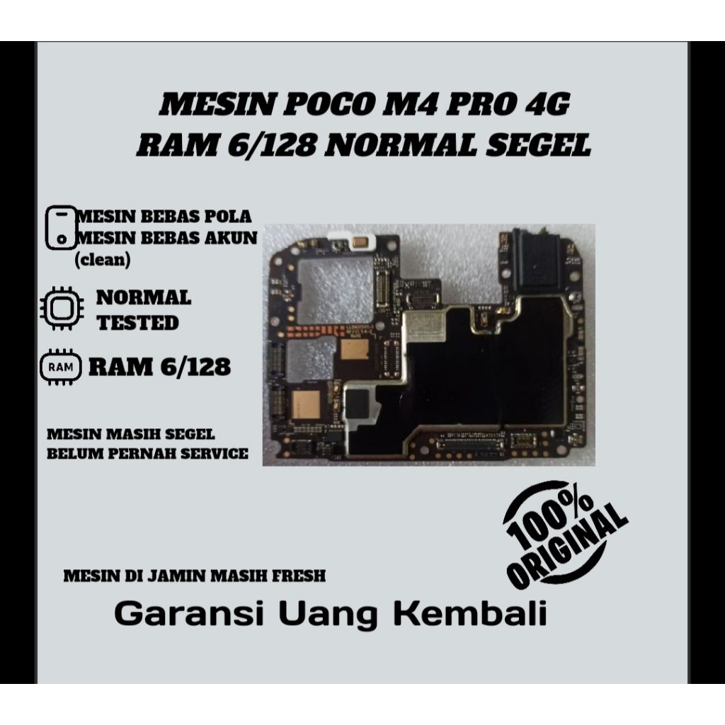 MESIN POCO M4 PRO RAM 6/128 NORMAL TESTED TINGGAL PAKAI