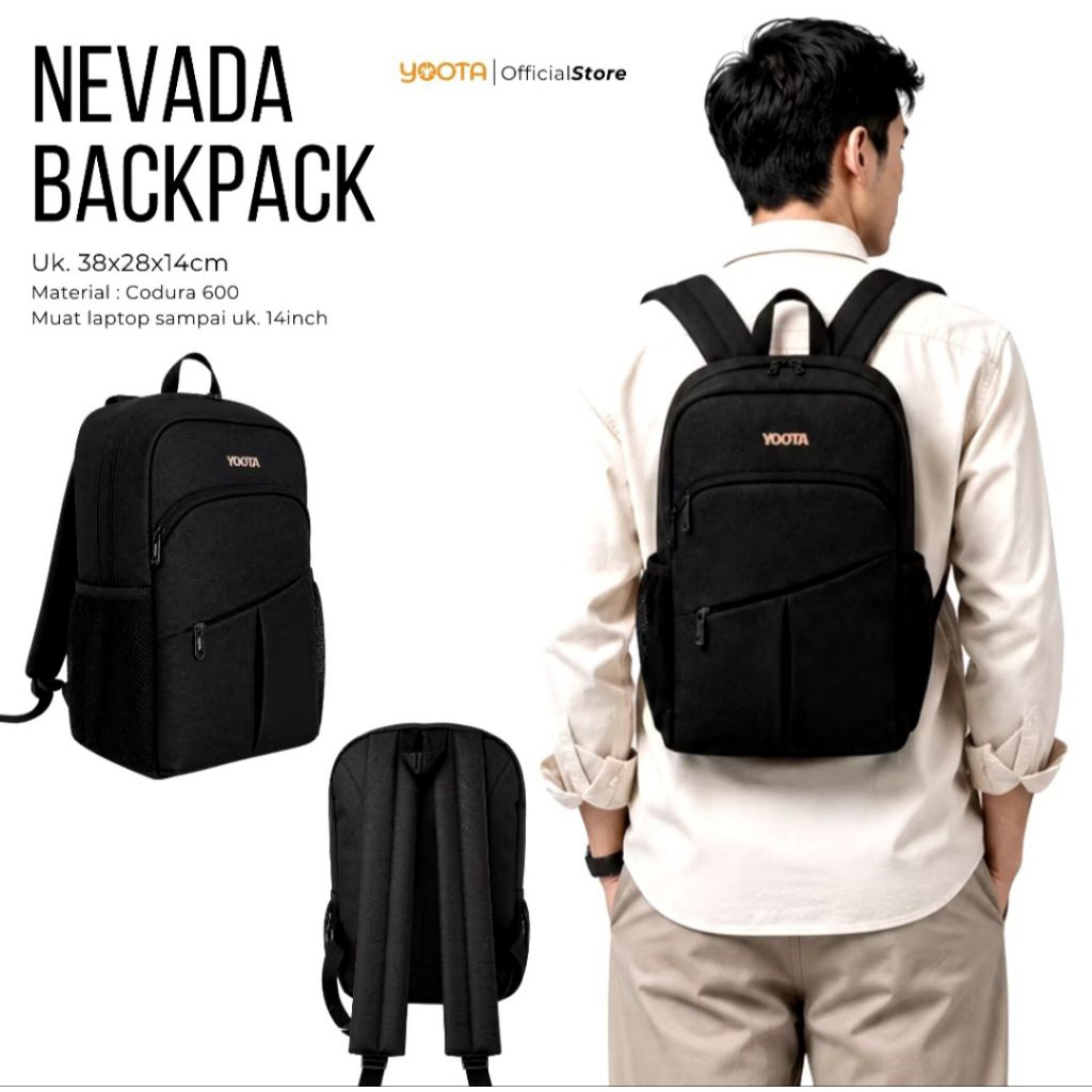 YOOTA Nevada tas ransel pria wanita backpacku