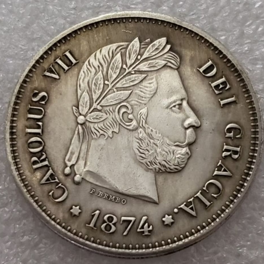 Koin Carolus VII 1874