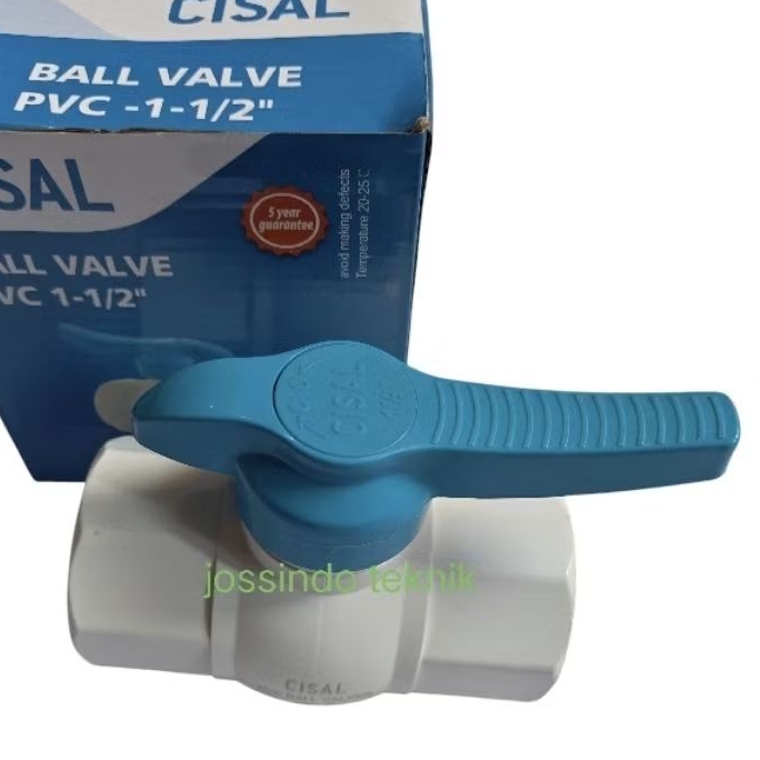 CISAL Ball Valve PVC 1.5" / CISAL Ball Valve PVC 11/2" / Ball Valve 1.5" PVC