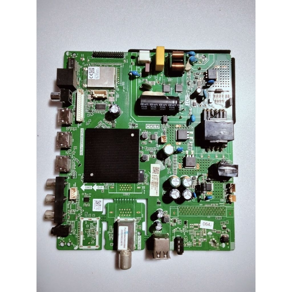 MAINBOARD MB MODUL MESIN TV POLYTRON PLD 43BAG9953 PLD43BAG9953