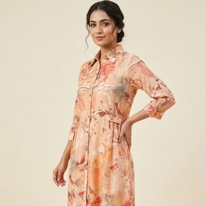 CO-ORD SET Katun Rayon Bermotif/setelan wanita/baju india