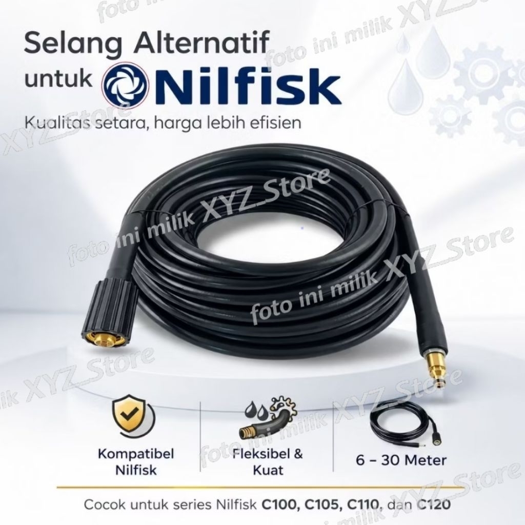 Selang jet cleaner untuk Nilfisk / Selang High Pressure Untuk Nilfisk