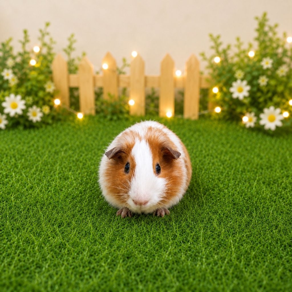 guinea pig / marmut — american dalmatian