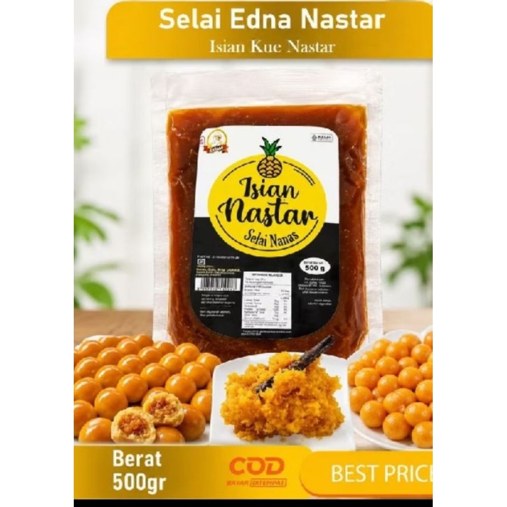 Selai Nastar Edna 500 g - Rasa Nanas.
