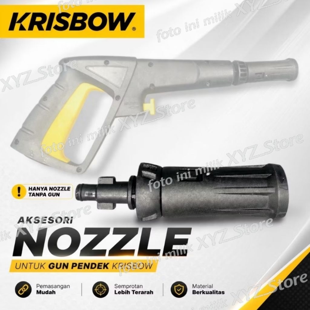 ALTERNATIF GUN PENDEK KRISBOW / GUN JET CLEANER / GUN HIGH PRESSURE KRISBOW / TEMBAKAN JET CLEANER K