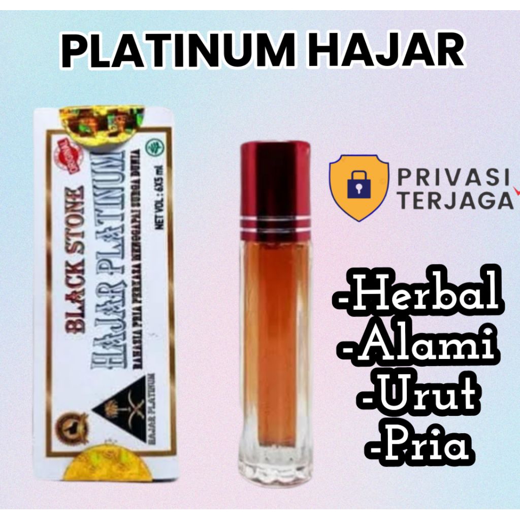 Hajar platinum oles pria asli 100%
