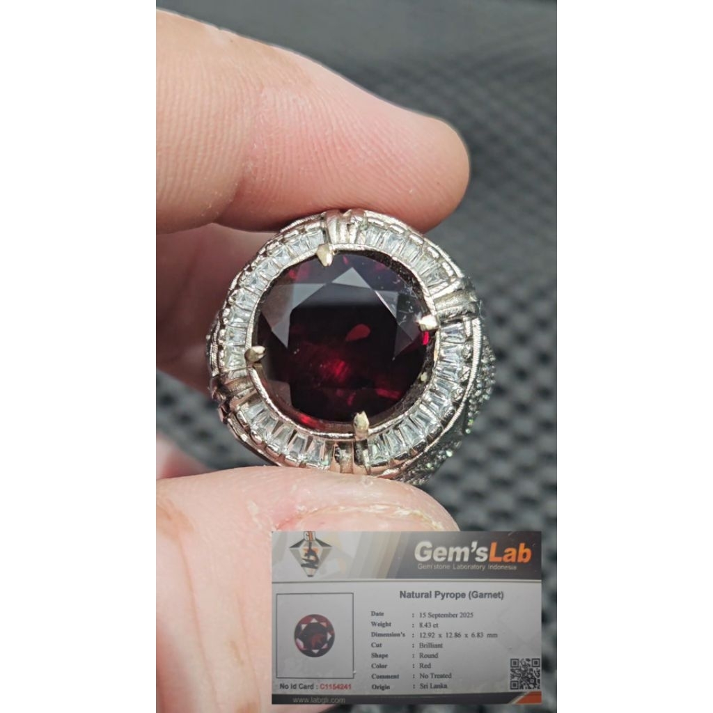Natural Pyrope Garnet
