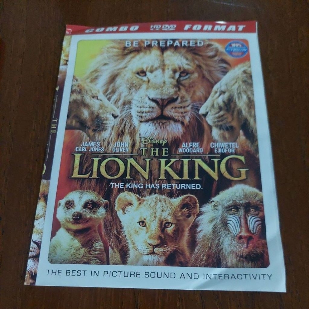 " LION KING - THE KING HAS RETURNED " JAMES EARL JONES